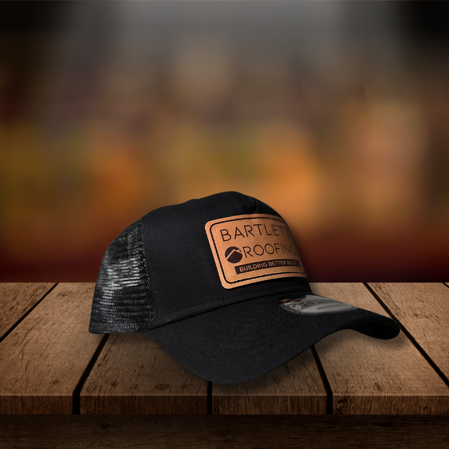 
                  
                    Leather Patch Trucker Hat
                  
                